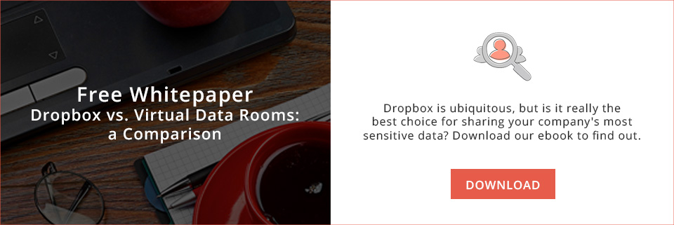Dropbox VS. Virtual data rooms