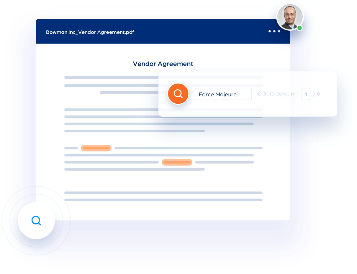 ContractWorks OCR and Advanced Search features