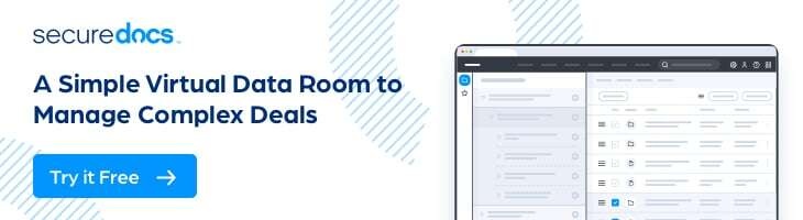 A Simple Virtual data Room to Manage Complex Deals